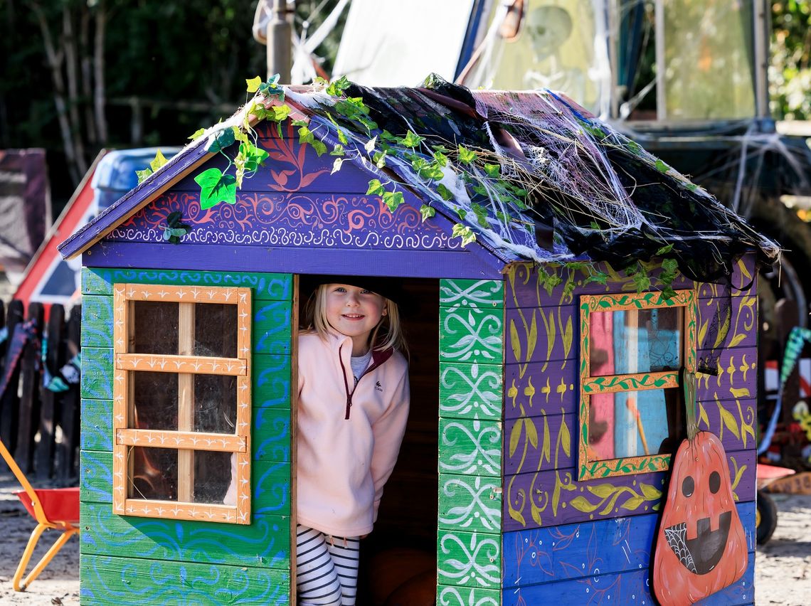 Explore the Pumpkin Village