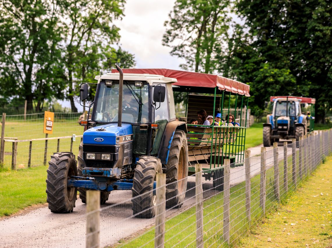 Hop on board our Tractor and Trailer Ride!