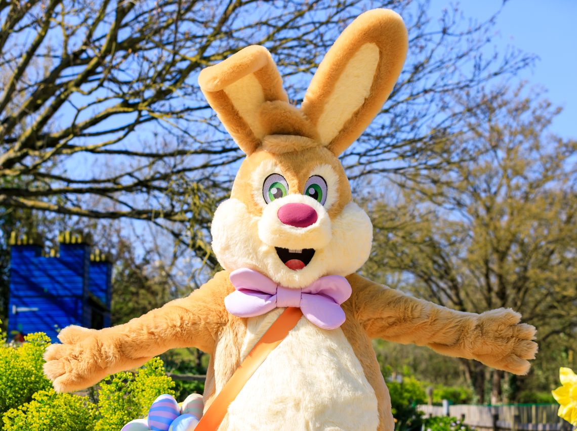 Meet the Easter Bunny in the Easter Grotto