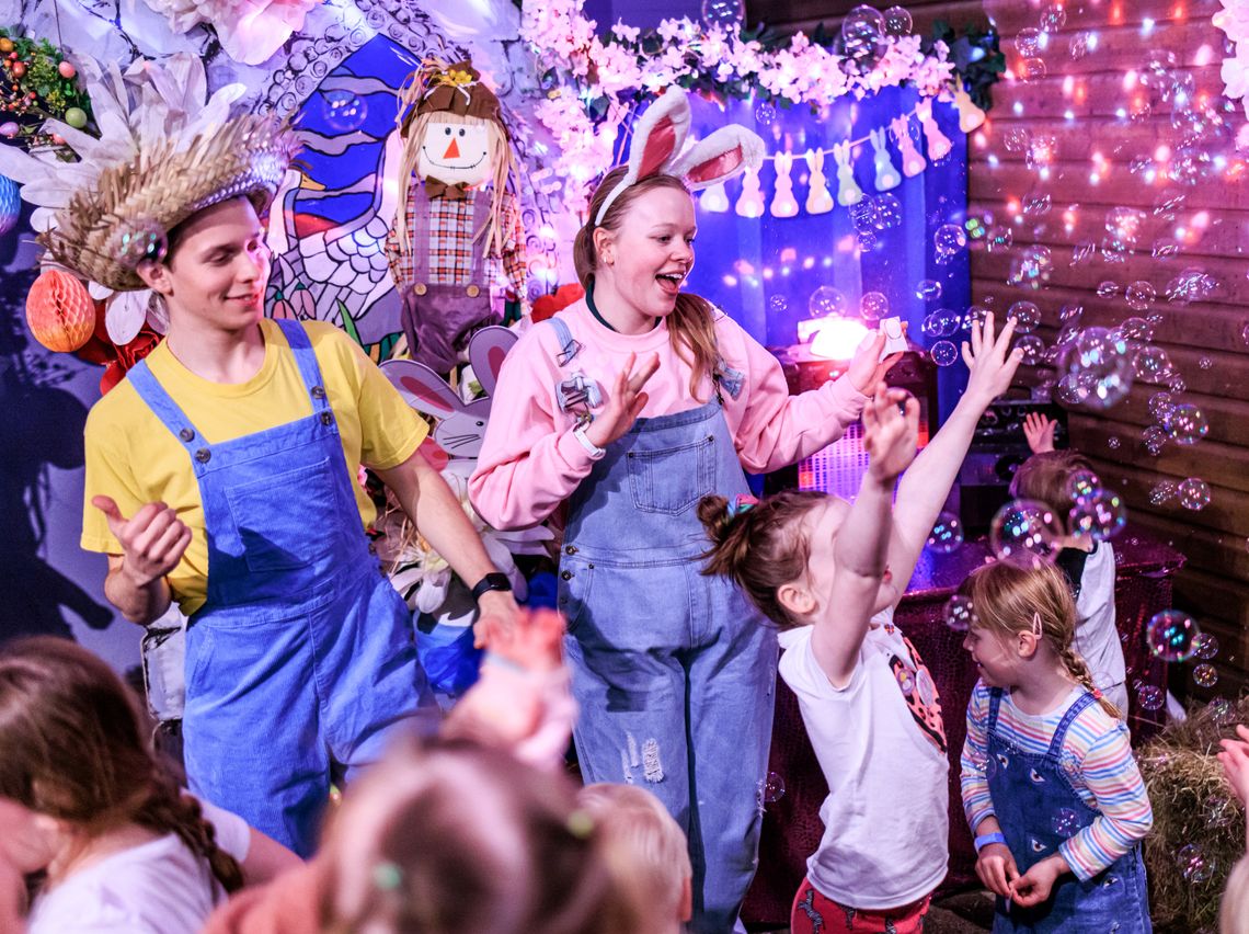 Join in the fun at the bubble disco