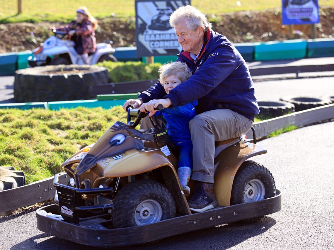 and our Farmula 1 mini quad bikes!