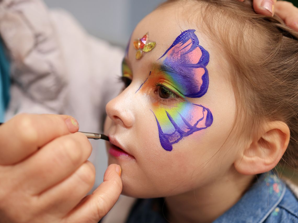 Choose from a range of face painting designs